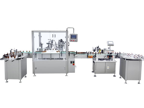 精油灌裝貼標(biāo)線(xiàn)