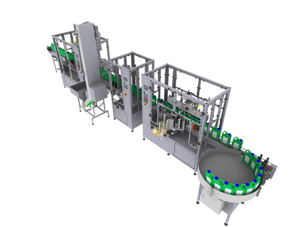 潤滑油灌裝生產(chǎn)線